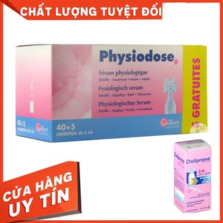 Nước muối sinh lý tép hồng Physidose, Doliprane