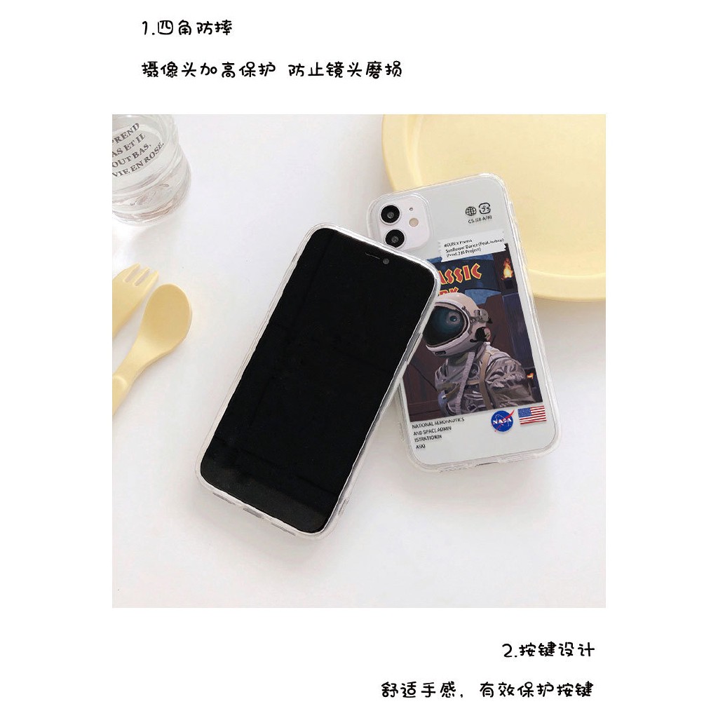 Ốp Điện Thoại Mềm Hình Phi Hành Gia As60 Cho Xiaomi Redmi Note 9s 9 Pro Redmi 8 8a 7a Redmi Note 7 7s Redmi Note 8 8pro Poco F1 K30