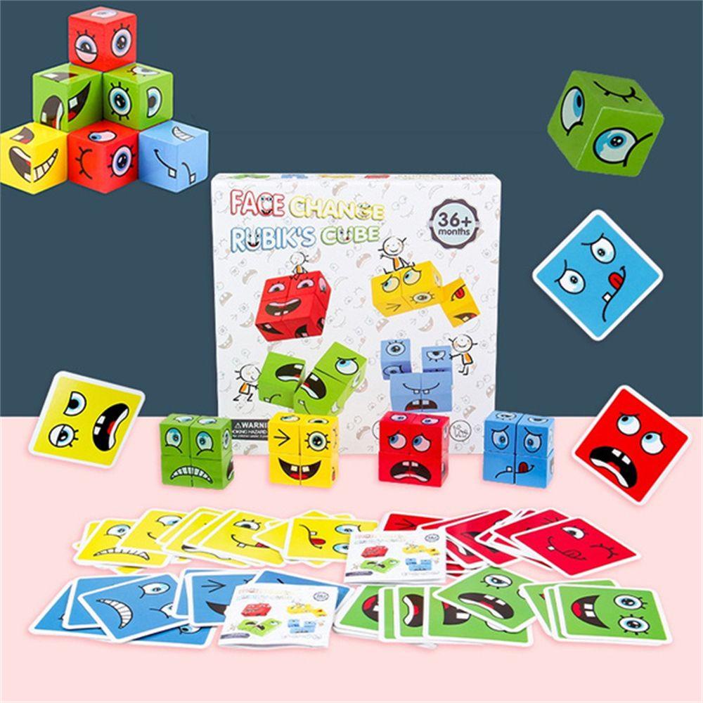 Bộ Đồ Chơi Xếp Hình Bằng Gỗ Vui Nhộn Cho Bé