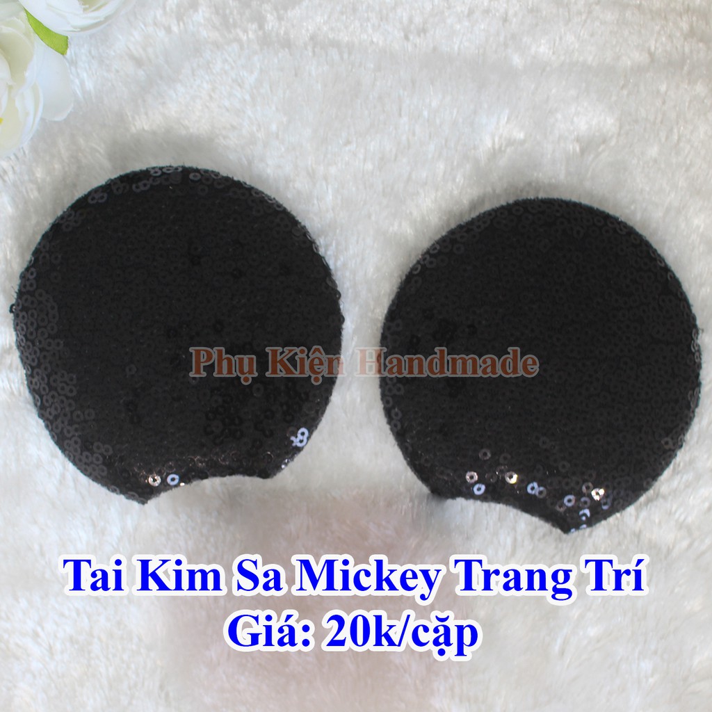 Tai Kim Sa Mickey Trang Trí (20k/cặp)