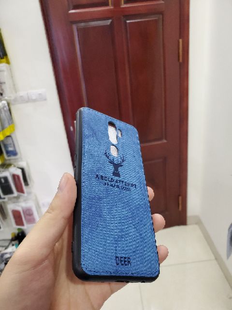 Ốp lưng Redmi 8 / 8A / Redmi 9A / Redmi 10 chống sốc vải đầu hươu cao cấp