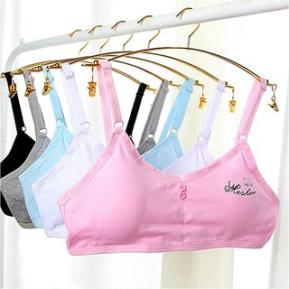 Áo Ngực Thể Thao Cotton Thoáng Khí Cho Nữ Từ 12-18 Tuổi