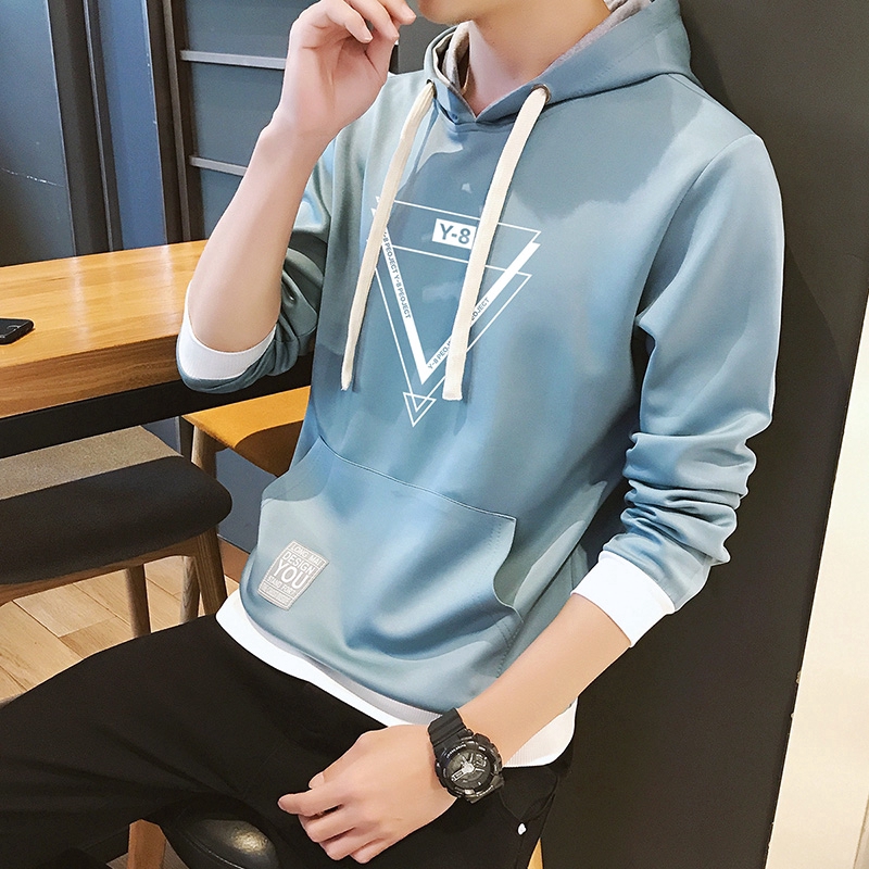 Áo Hoodie màu trơn thiết kế trẻ trung thời trang cho nam W1803S