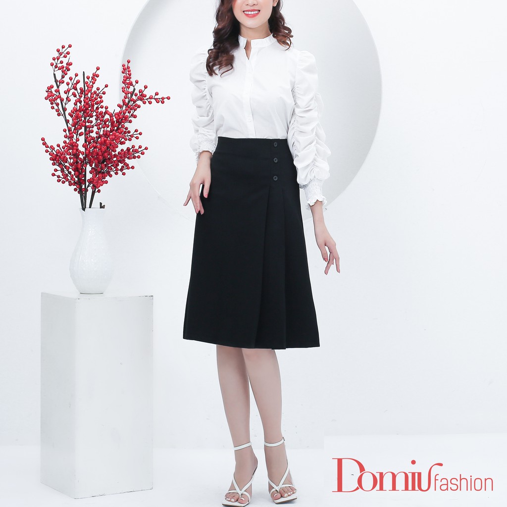 Chân váy công sở dài phối cúc_MJK001 | BigBuy360 - bigbuy360.vn