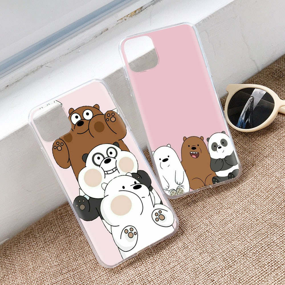 Ốp Điện Thoại Mềm Trong Suốt Hình We Bare Bears Gt79 Cho Motorola Moto G4 G5 G5S G6 Play Plus