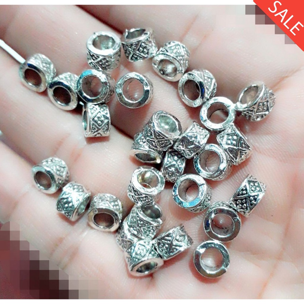 Charm xỏ 23k / 50gr = 1 gói [ phụ kiện handmade sỉ rẻ nhất tphcm ]