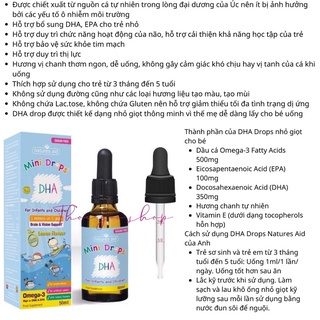 Bộ sản phẩm Nature Aid UK bổ sung DHA/multi_vitamin/tăng đề kháng  cho bé từ 3 tháng đến 5 tuổi