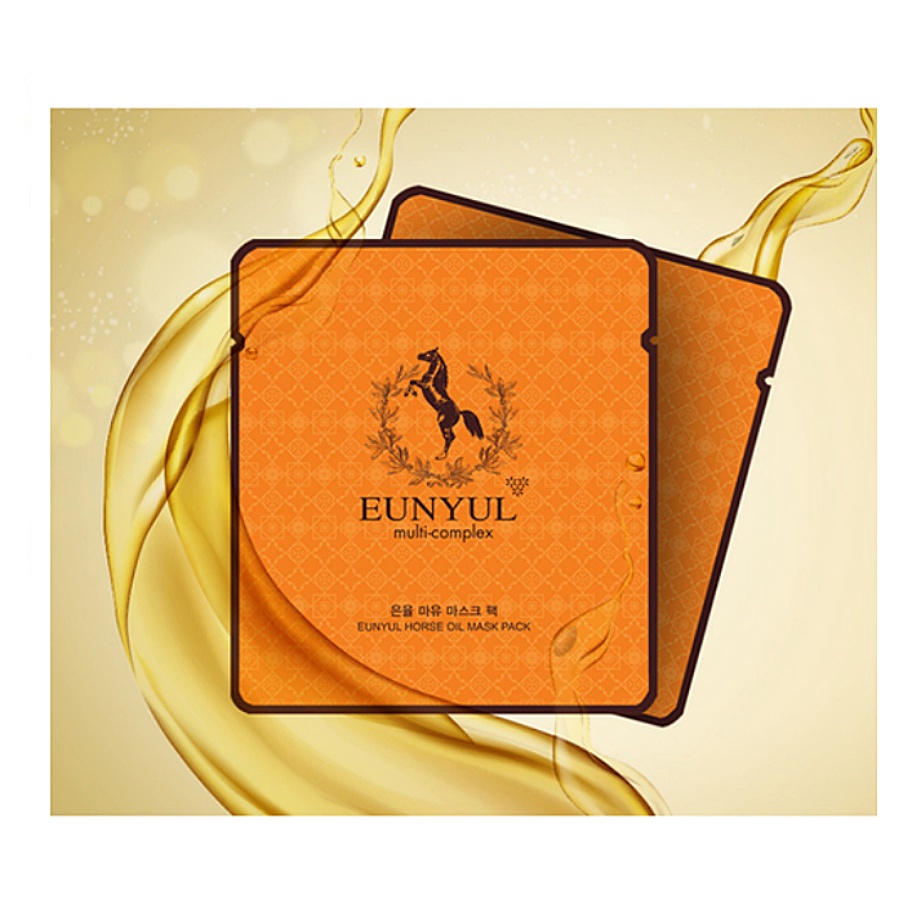 Mặt nạ chăm sóc da mặt dầu ngựa Gói / tấm