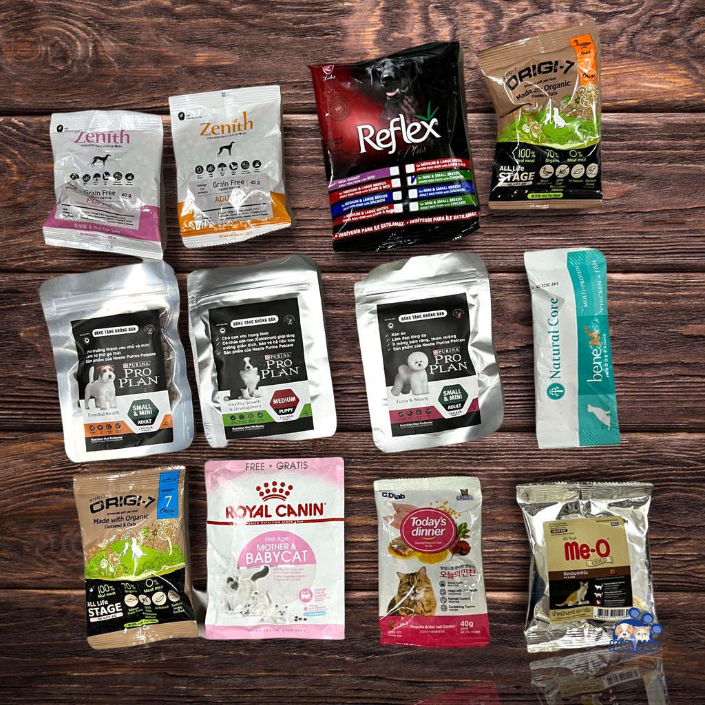 Thức ăn thử tổng hợp dành cho chó mèo-KunMiu(vị ngẫu nhiên) 50g