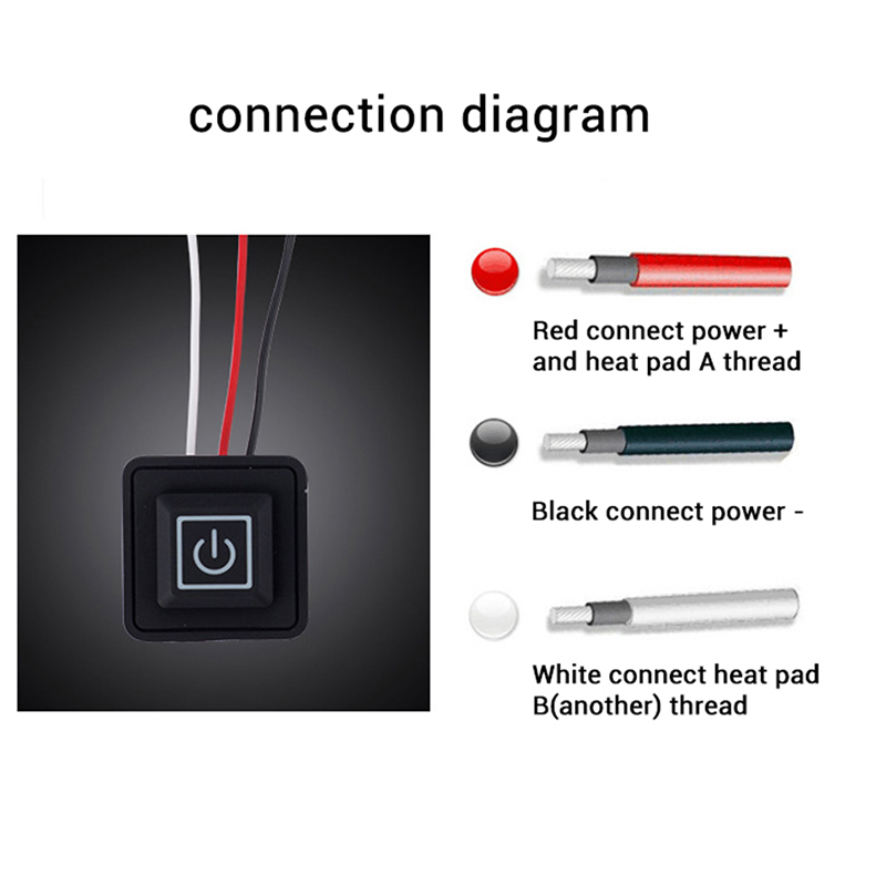 Công Tắc Sưởi Ấm Chống Thấm Nước 3 Chế Độ 5v-15v