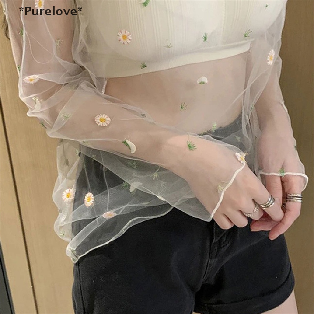 Áo Lưới Xuyên Thấu Tay Dài Cổ Lọ Thời Trang Dành Cho Nữ