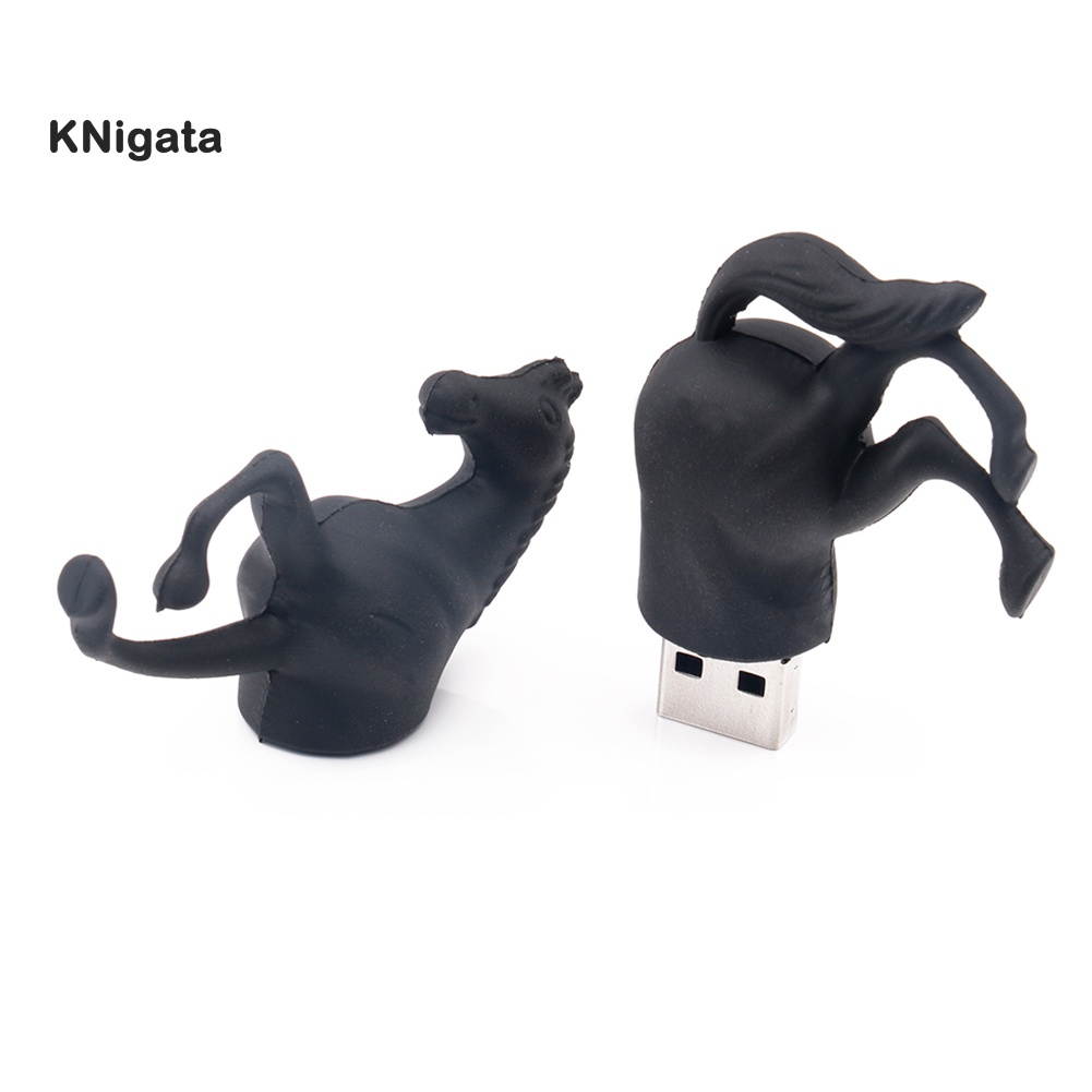 Kk Usb 512mb / 1g / 2g / 4g / 8g / 16g / 32g / 64g Màu Đen Hình Chú Ngựa | BigBuy360 - bigbuy360.vn