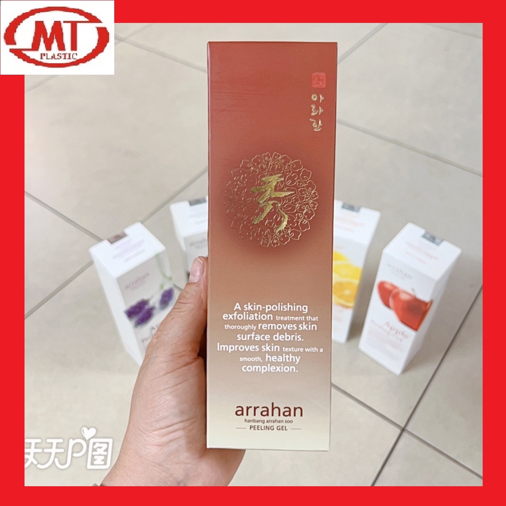 Gel tẩy tế bào chết Arahan peeling gel 180ml trái cây chuẩn Spa 5 mùi siêu hót có tem hãng