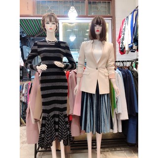 compo áo vest + đầm