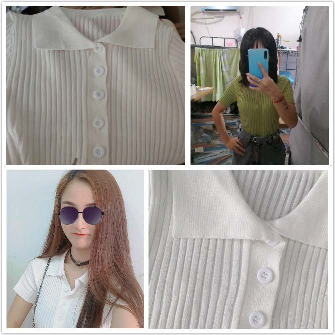 Áo Thun Nữ Tay Ngắn In Hình Phong Cách Hàn Quốc