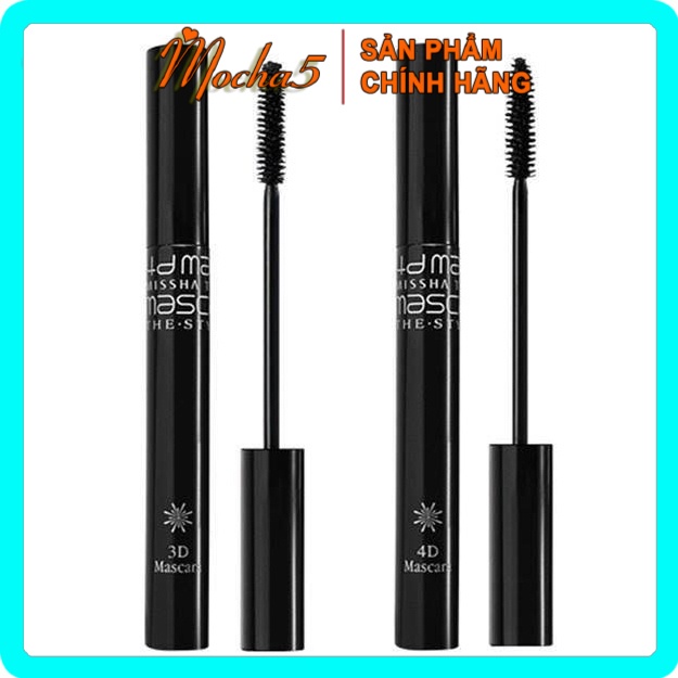 Mascara Chuốt Mi MISSHA 4D Mảnh Tự Nhiên Chống Nước