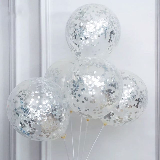 Set 5 bong bóng hoa giấy bằng cao su 12 inch trang trí tiệc/ lễ hội