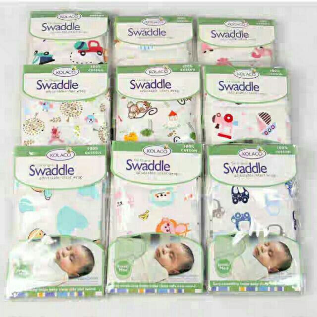 Ủ kén cho bé sơ sinh chăn quấn chất cotton 100% cho trẻ em Swaddle Me 2X MART