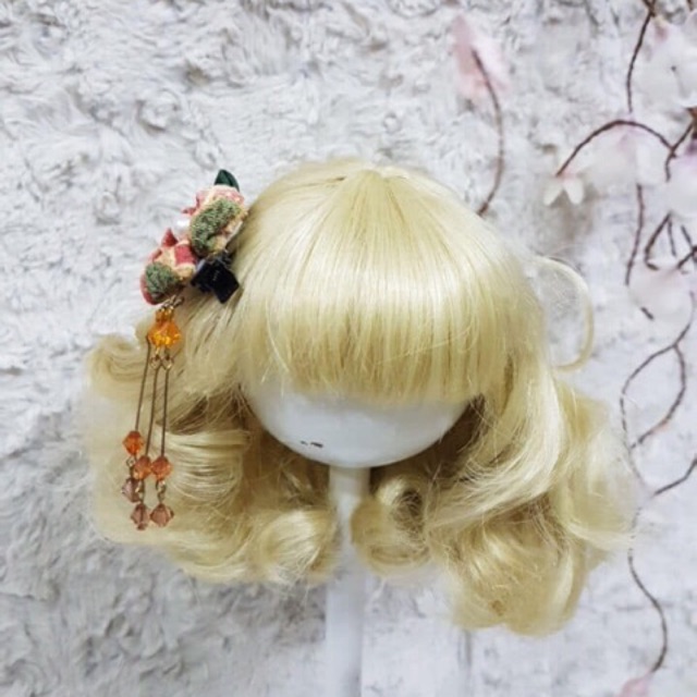 Tóc búp bê BJD 1/3 - vòng đầu 20-23cm