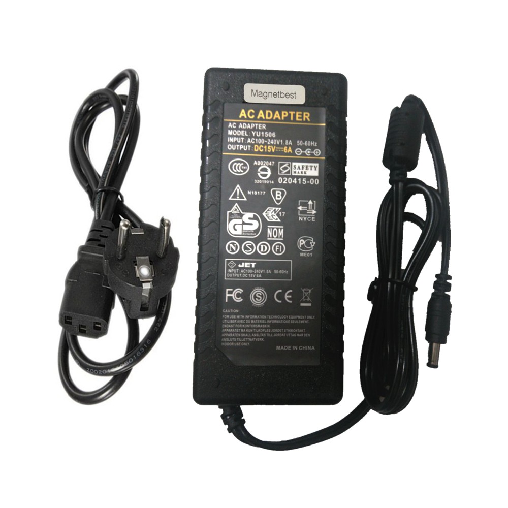 Bộ chuyển đổi AC 15V 6A Nguồn điện cho Bộ sạc cân bằng SKYRC 80W B6 V2 Imax B6