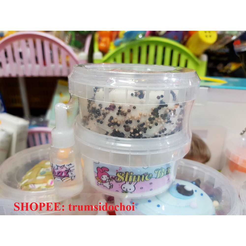 [Slime BƠ]-HOT!!! COMBO 2 hộp: slime sữa + slime đất sét = thành slime BƠ, hình cực dễ thương