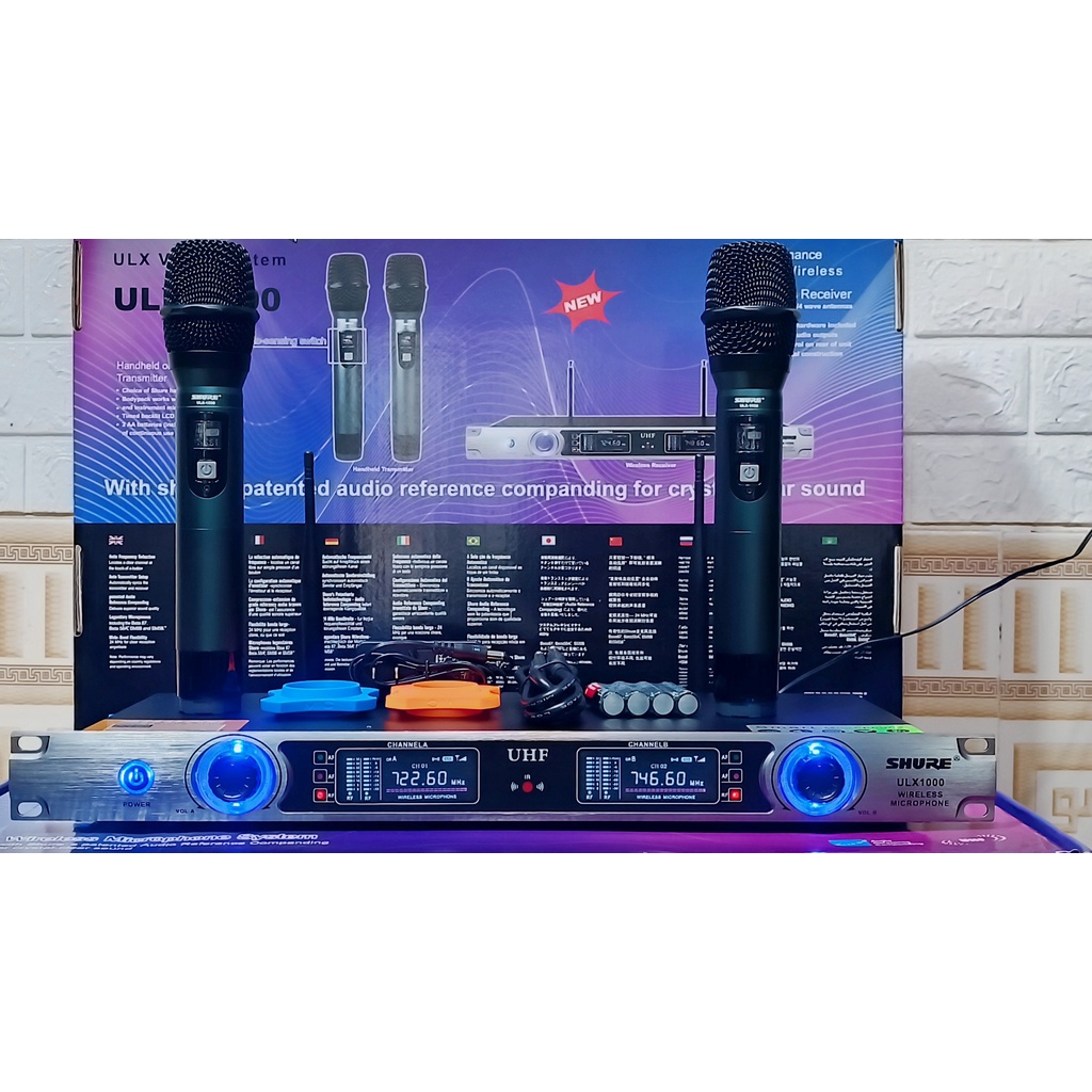 Micro không dây SHURE UR 26D - ULX 1000 dòng micro không dây thế hệ mới hay chất lượng giá tốt