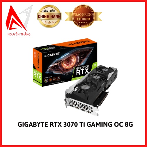 Vga Card Màn Hình GIGABYTE RTX 3070 Ti GAMING OC 8G New chính hãng