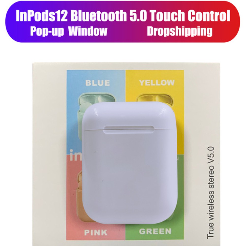Tai nghe bluetooth Bluetooth TWS i12 tích hợp micro chất lượng cao | BigBuy360 - bigbuy360.vn