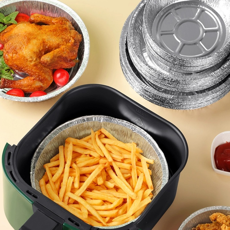 Bộ 10 Đĩa Lá Nhôm Dùng Một Lần Cho Nhà Bếp