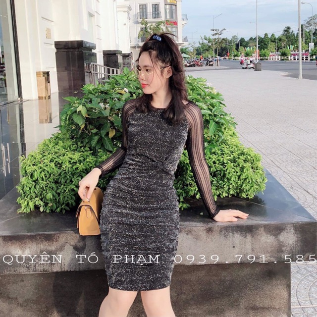 Đầm body nhũ
