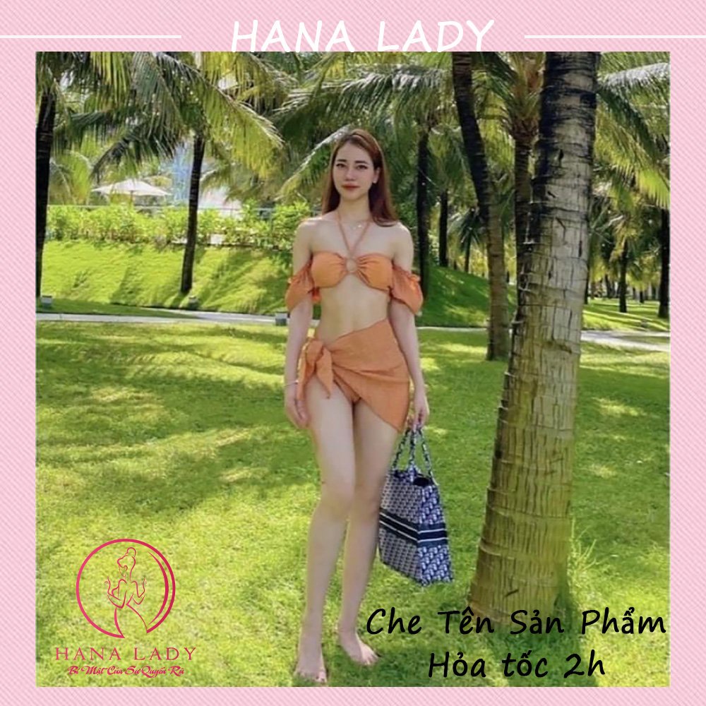 Bikini 2 mảnh sexy kèm choàng lụa cao cấp - Đồ tắm đi biển quyến rũ BN131