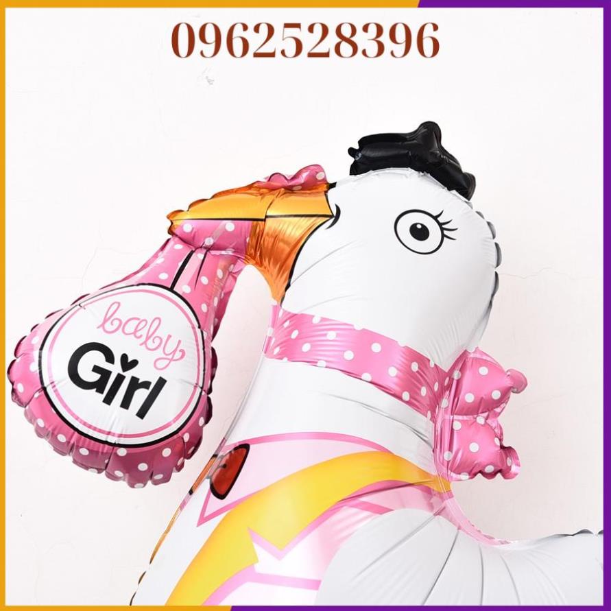 Bong Bóng tráng nhôm CON GÀ BABY trang trí thôi nôi - sinh nhật