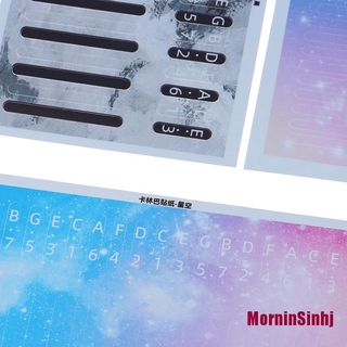 Bộ Miếng Dán Sticker Kalimba Cho Nhạc Cụ