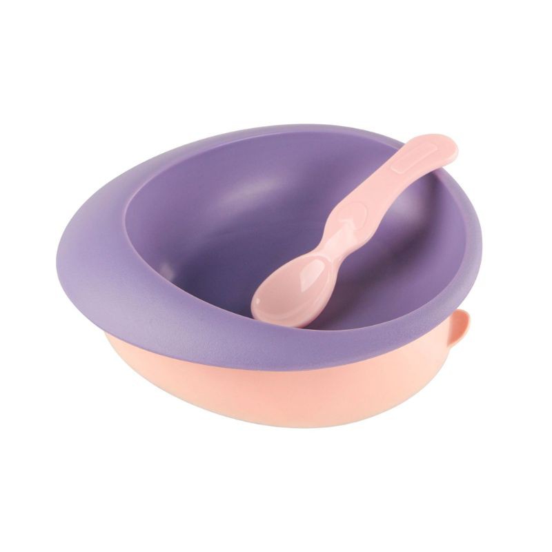 Set Bát Ăn Và Muỗng Bằng Silicon Cho Bé