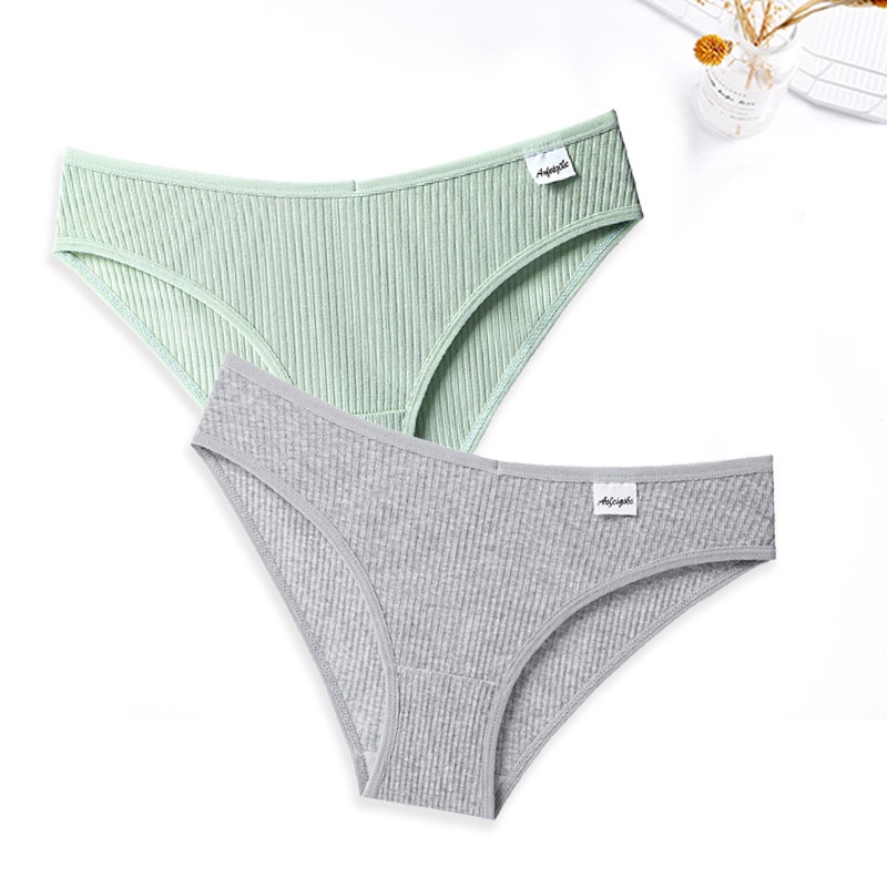 AOFEIQIKE Bộ 3 Quần Lót Cotton Nữ