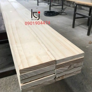 [KID053] - TẤM GỖ THÔNG DÀI 150x19.5x2 CM LÁNG MỊN 4 MẶT