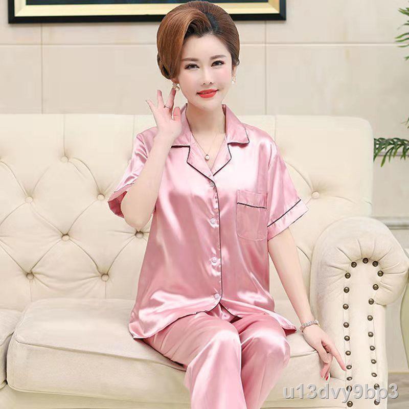 Trong bộ đồ ngủ dành cho nữ, loại lụa băng cũ ngắn tay trung bình ngày mỏng phục vụ tại nhàX