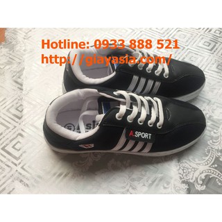 Giày asia sport sọc trắng nam