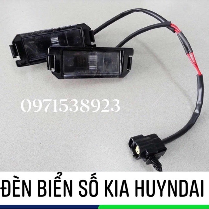 led biển số KIA MORNING HUYNDAI I10 lắp zin không độ chế gồm 18 bóng led sáng trắng