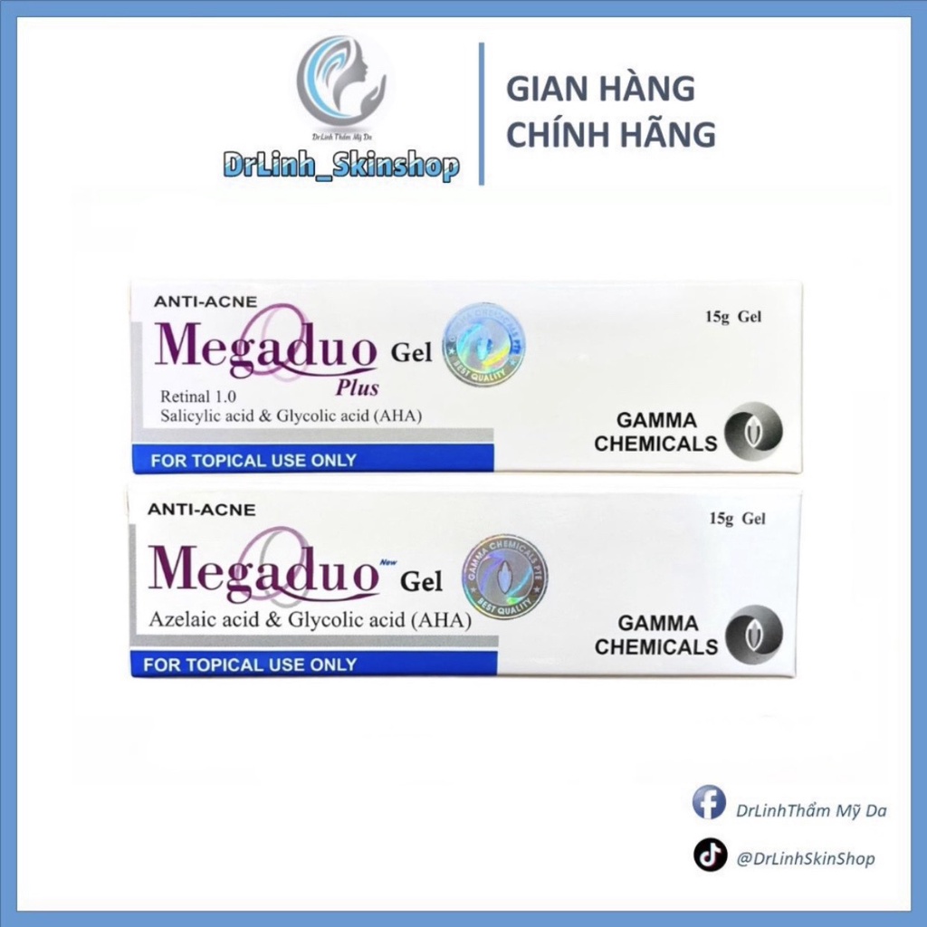 Megaduo gel giảm mụn ẩn và thâm 15g TM03