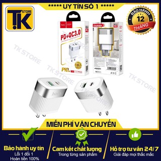 🌟🌟chính hãng🌟🌟củ sạc hoco c58a sạc nhanh iphone pd + qc3.0