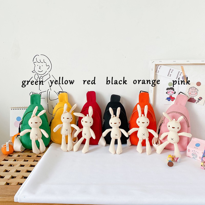 Túi Đeo Chéo Hình Thỏ Dễ Thương Cho Bé Gái