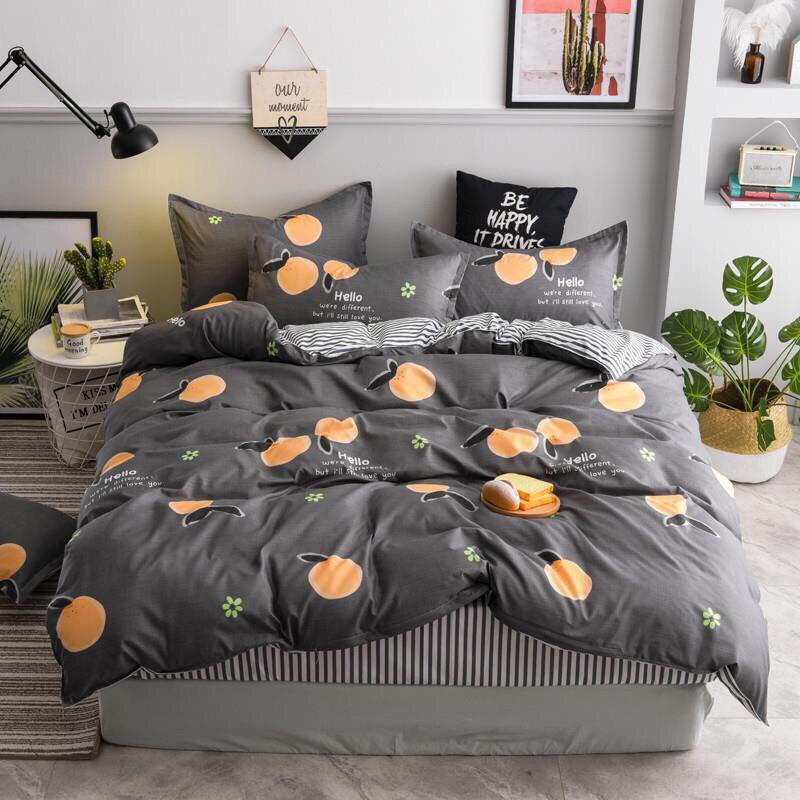 Bộ chăn ga gối sét hè Cotton Poly M2T Bedding nhập khẩu Hàn Quốc - Xả kho miễn phí bo chun drap ga giường