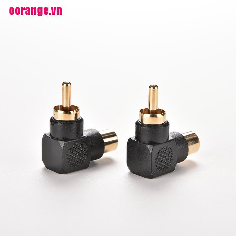 1 Đầu Chuyển Đổi Rca Tiện Lợi 90-Angle