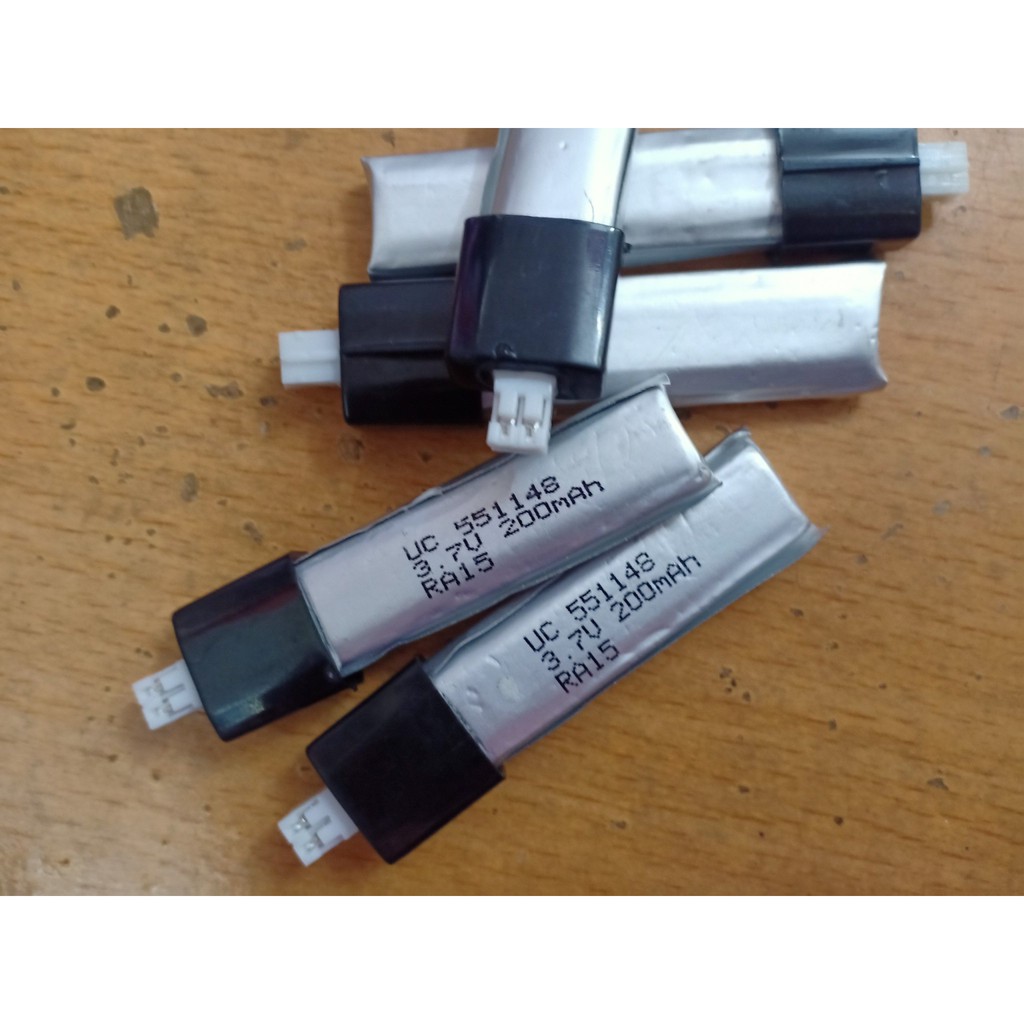 Pin 3.7v 200mah cho máy bay điều khiển từ xa v911 pro dòng 4 kênh cỡ trung,hàng chuẩn,giá tốt nhất thị trường,mới 100%