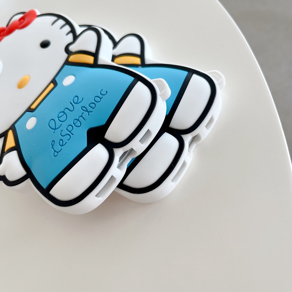 Ốp Điện Thoại Silicon Mềm Chống Sốc Hình Mèo Kitty 3D Cho iPhone 14Promax / 14 / 13Promax / 13 / 12 / 11 / XS / 7P