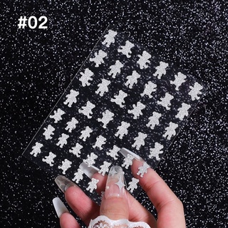 Sticker nail nhũ flash, hình dán móng
