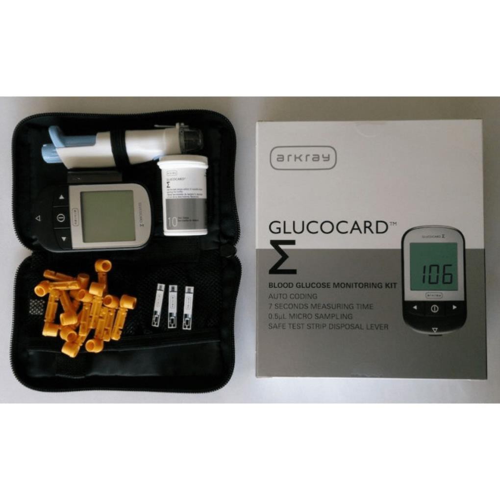 Máy Đo Đường Huyết Glucocard ∑ GT -1070 Tặng Kèm 50 Que Thử | Nhập Khẩu Nhật Bản , Bảo Hành 5 Năm