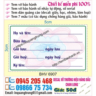 Tem lưu mẫu thức ăn