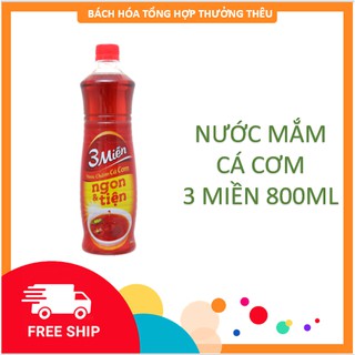 Nước mắm cá cơm 3 miền chai 800ml